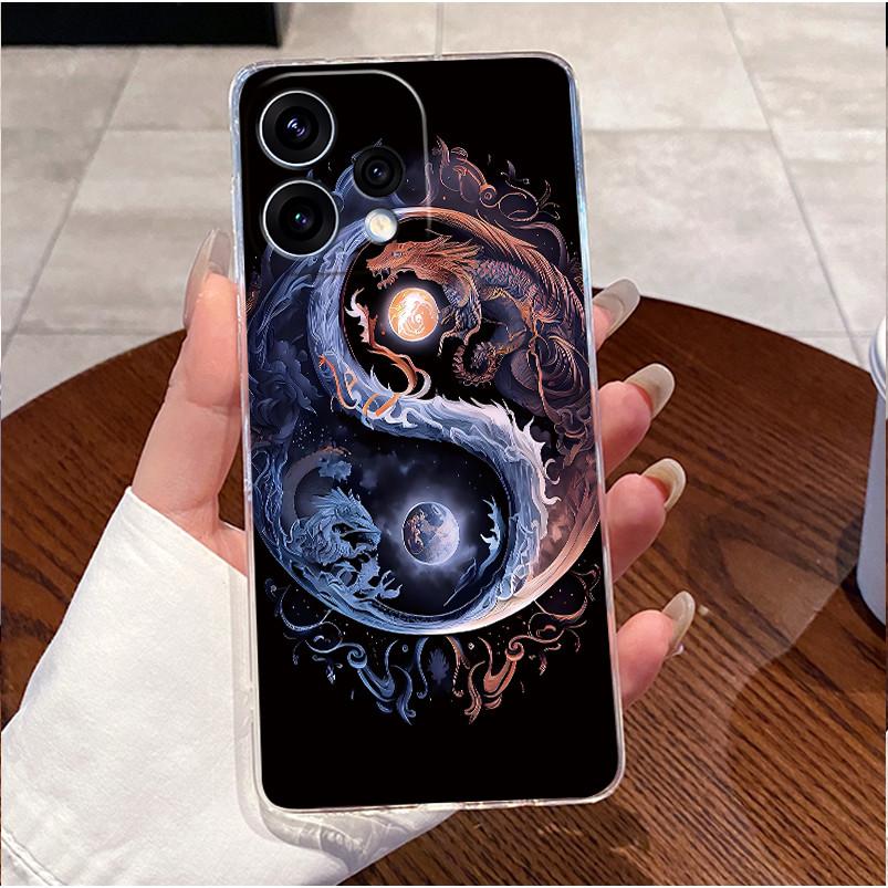 For Oppo Reno 15C 5G PMD110 Case Clear Luxury Cute Love Rabbit Funny Painting TPU Soft Silicone Casing For Oppo Reno15C 5G Cover