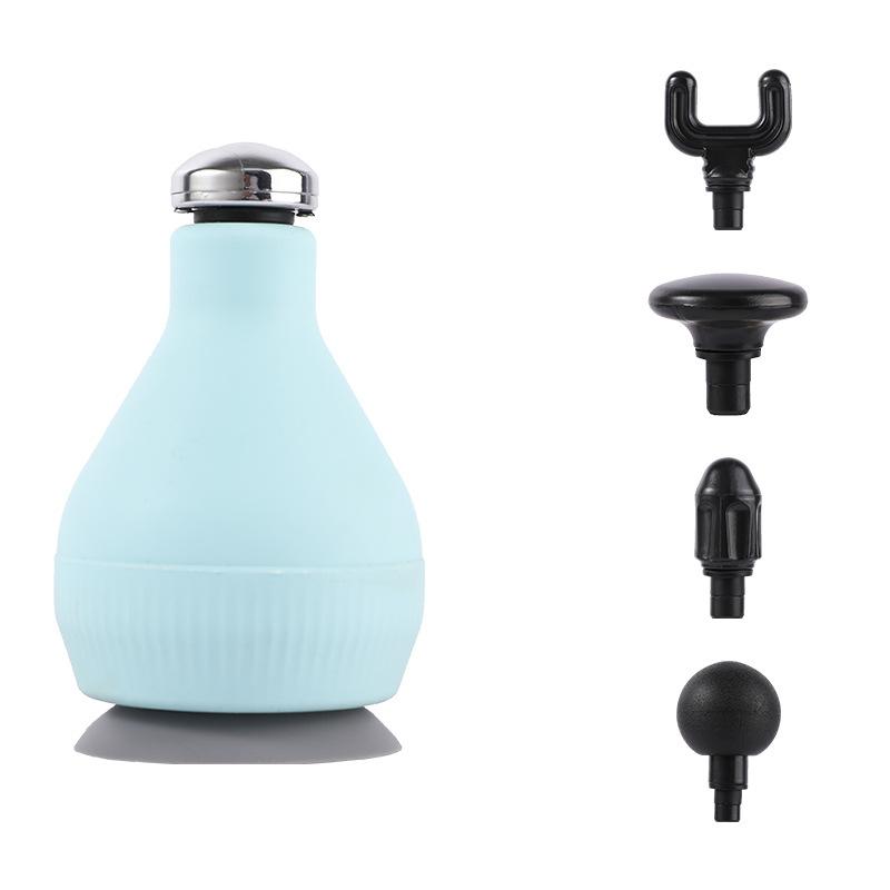 

Многофункциональный массажер для акупунктурных точек, массаж горячим компрессом, прочистка меридианов, ручной массажер, трансграничный мини-фасциальный пистолет синий