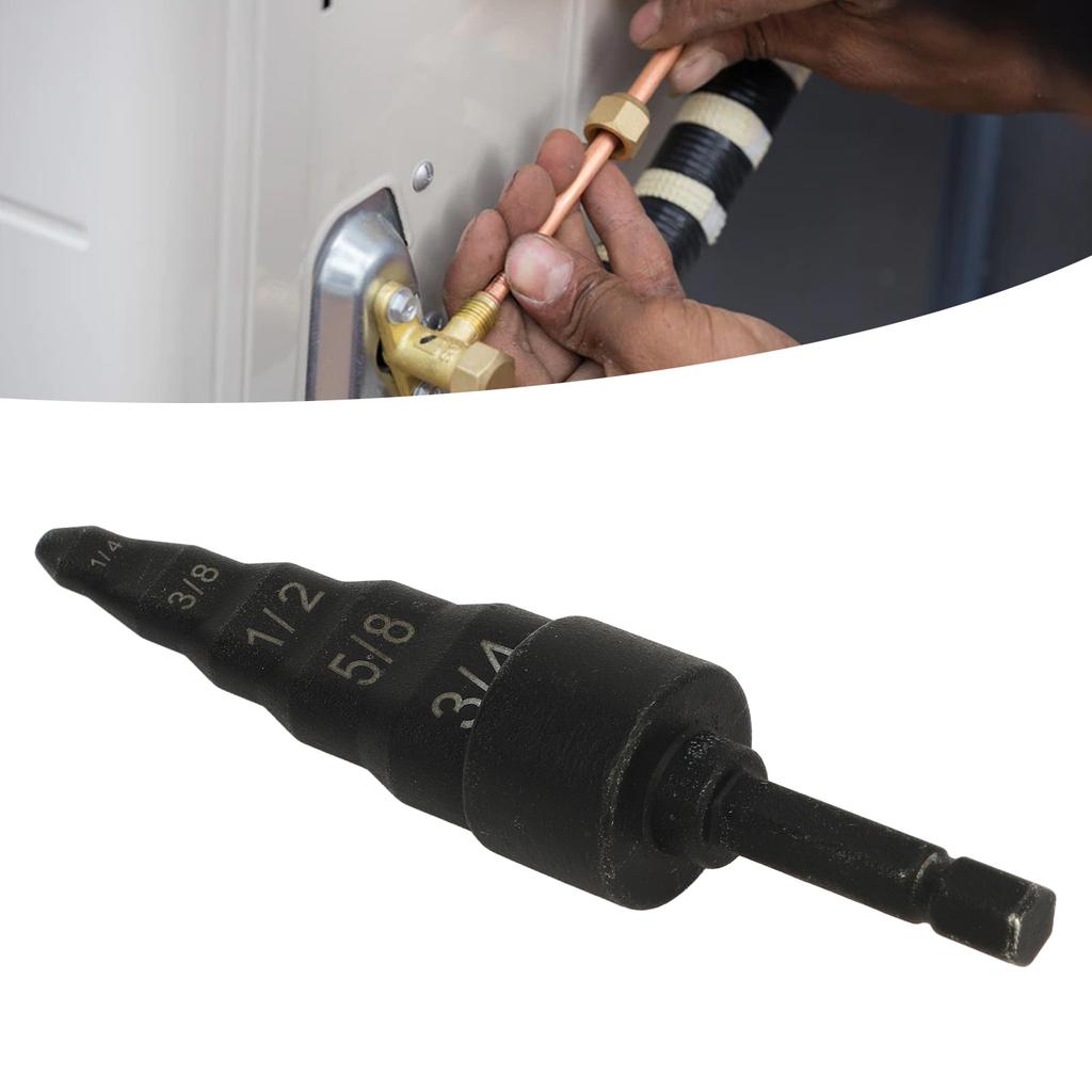 5 In 1 Air Conditioner Copper Pipe Copper Tube Expander Swaging Tool Flaring Tool for Expanding 1/4 Inch 3/8 Inch 1/2 Inch 5/8 Inch 3/4 Inch Pipes