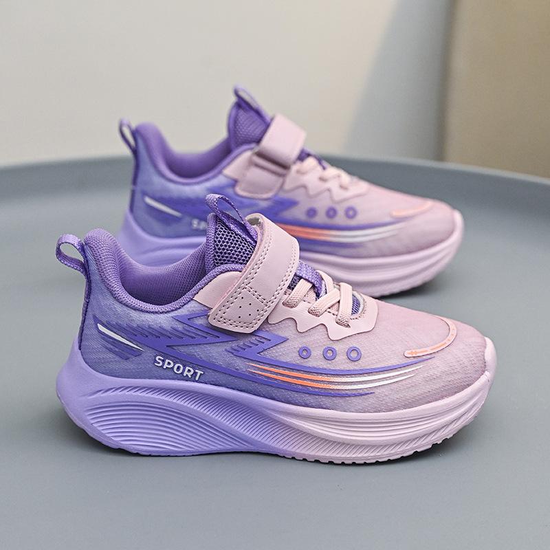 2025 Spring New Students Middle and Older Children Lightweight Breathable Men's Sports Shoes Children's Casual Versatile Girls' Running Shoes