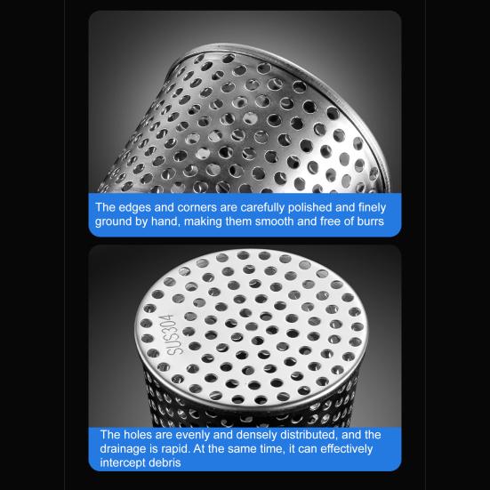 Kryt na kanalizační mřížku Nerezová ochrana okapu proti listí Dešťová svodová roura Ucpání Ochrana proti listí Odvodňovací čepel Štít