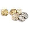 Hengc 15/18/20/23Mm Round Gold Metal Buttons For Sewing Fashion Coat Suit Handmade Decorations Diy Supplies