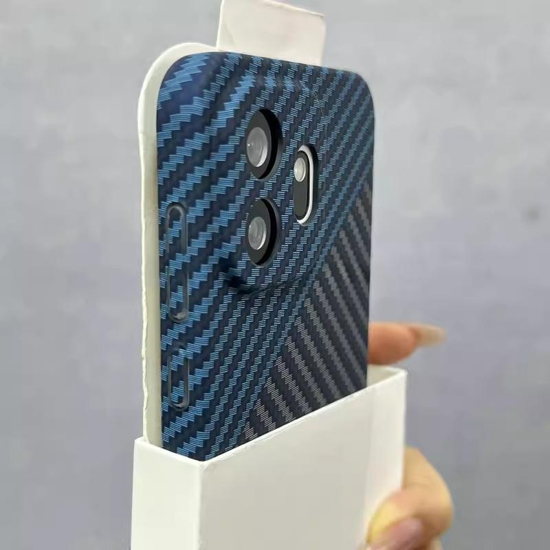 For Poco X8 Pro Max Case Matte Carbon Fibre Texture Anti Fingerprint Protect Shockproof Back Cover For  Poco X8 Pro Shell Bumper