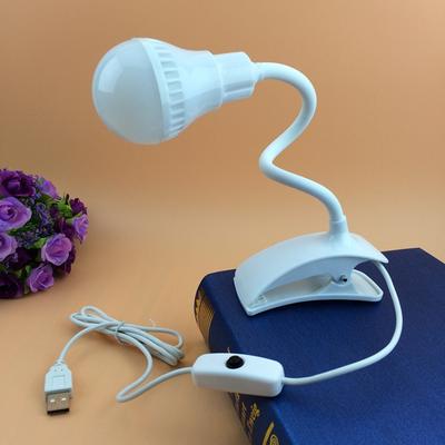 1 buc. Lampă creativă cu clip USB LED Lampă mică de birou pentru studiu Protecție ochi Lampă de carte Lumină USB