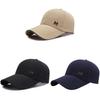 M Standard Iron Baseball Cap With Duckbill Brim  Sunshade Sunscreen Hat Casual