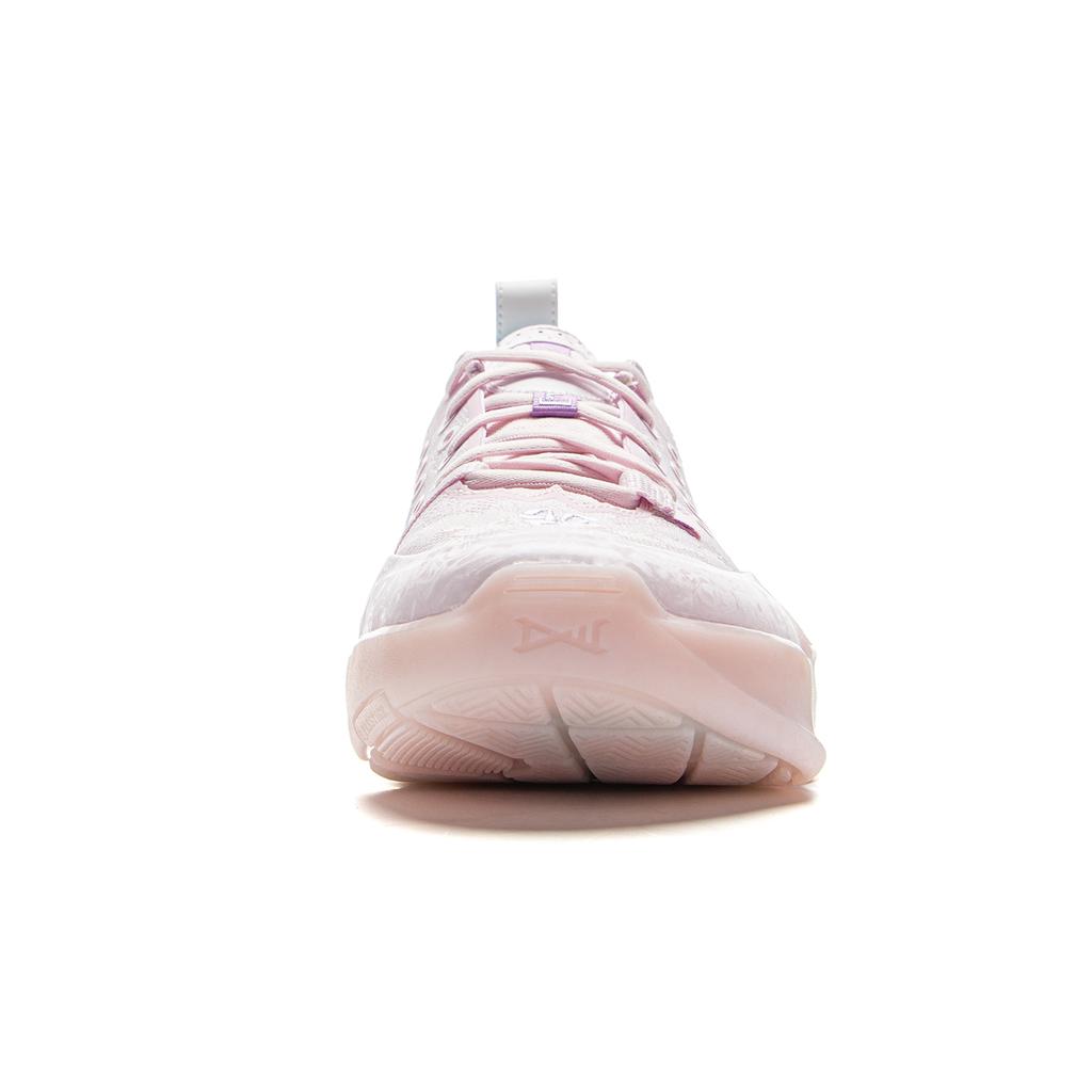 New LiNing Full City 13 Cushioning, Slip Resistant, And Breathable Low Top Basketball Shoes Men's Plain Purple Pink ABAV017-3