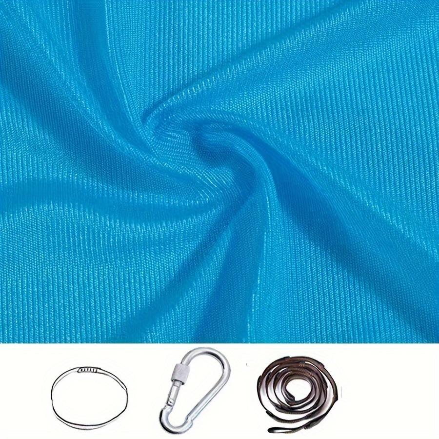 

Эластичный гамак для помещений и улицы, эластичный гамак для воздушной йоги, идеальный выбор для интегрированного гамака 39 * 110 дюймов небесно-голубой