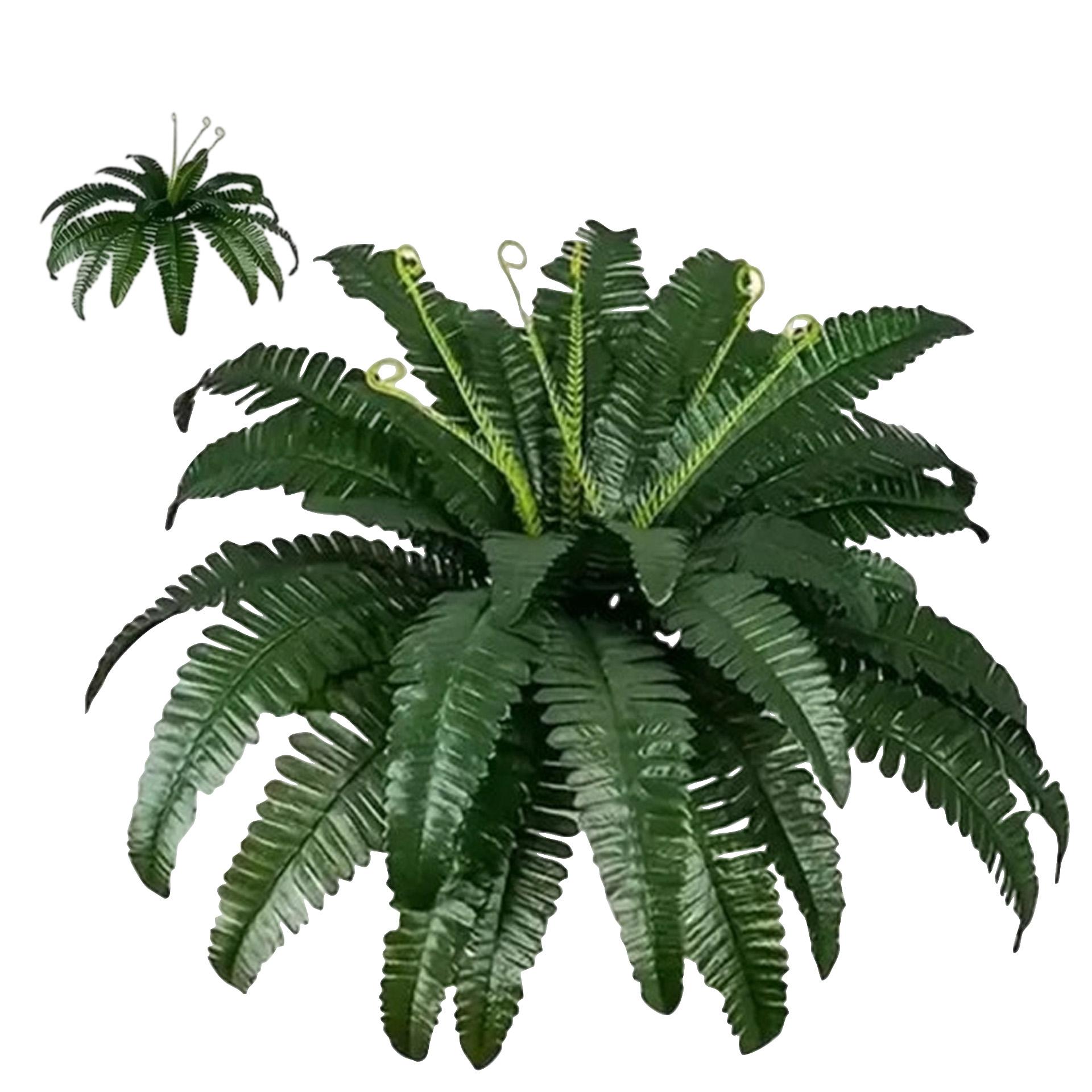

Artificial Persian Leaf Bundle, 21-Branch Fake Fern Plant, Realistic Simulation Foliage For Home Garden Balcony Vase Decoration One Size зелёный