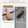 4 Button Leather Car Key Case Cover for Chery Omoda 5 2023 for Chery Tiggo 8 Pro Tiggo 7 Pro 8 PLUS Arrizo for Omoda S5 C5 Modod