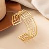Geometric Hollow Bracelet Women'S Japan And Korea Simple Fashion Personalized Swastika C Character Jewelry