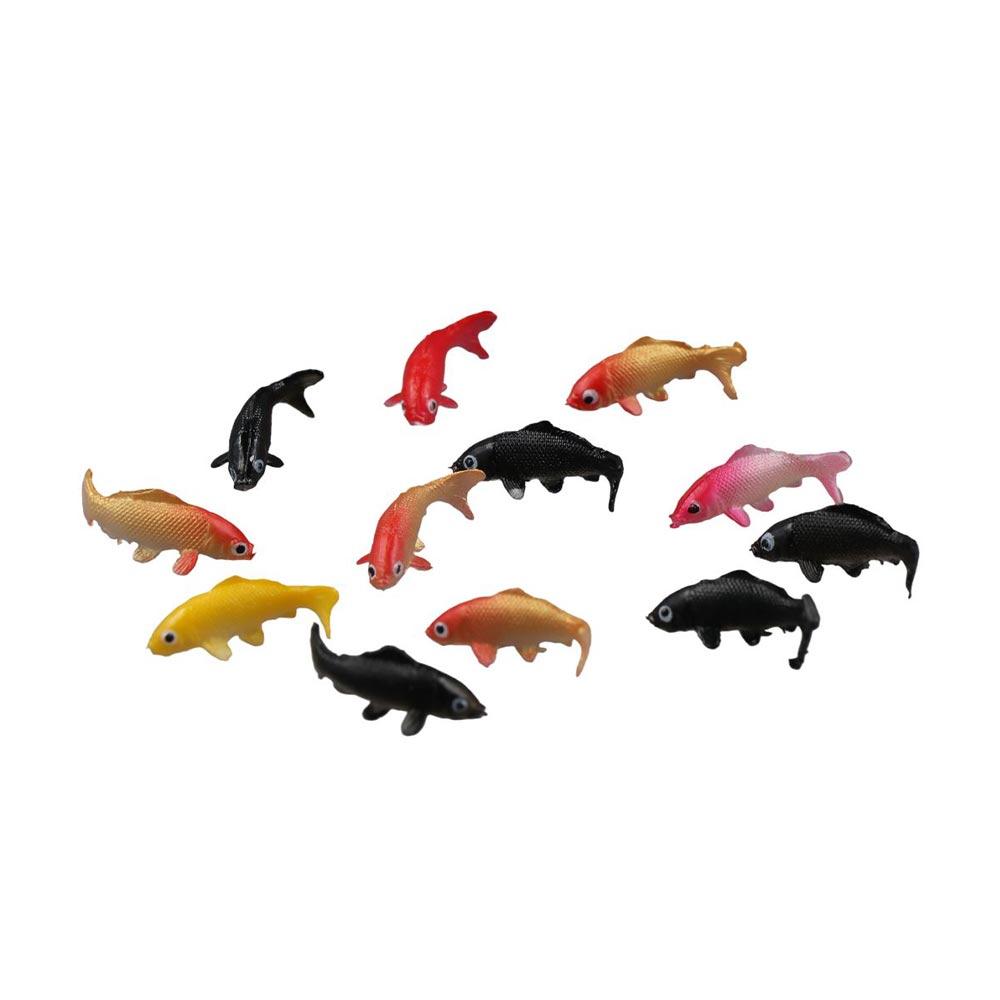 Handmade Goldfishes Models Soft Fish Miniature Exquisite Fish Tank Ornament  Landscaping Props