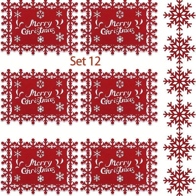 Felt Christmas Placemats Coasters El Restaurants Family Friendly Placemats Halloween Felt Placemats