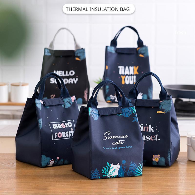Tragbare, verdickte, isolierte Lunchbox-Tasche, Büroangestellter, Handgepäck-Mahlzeitentasche, großes Fassungsvermögen, Thermokühler, Picknick-Paket für Damen und Kinder