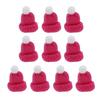  Bundle of 10 Mini Knitted Hats Clothing Accessories DIY Decorative Crafts House