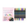 DIY Nail Pen, Painting And Doodling, Nail High,gloss Outlining Pen, Acrylic Pen Set, Colored Paint And Nail Pen,30ML