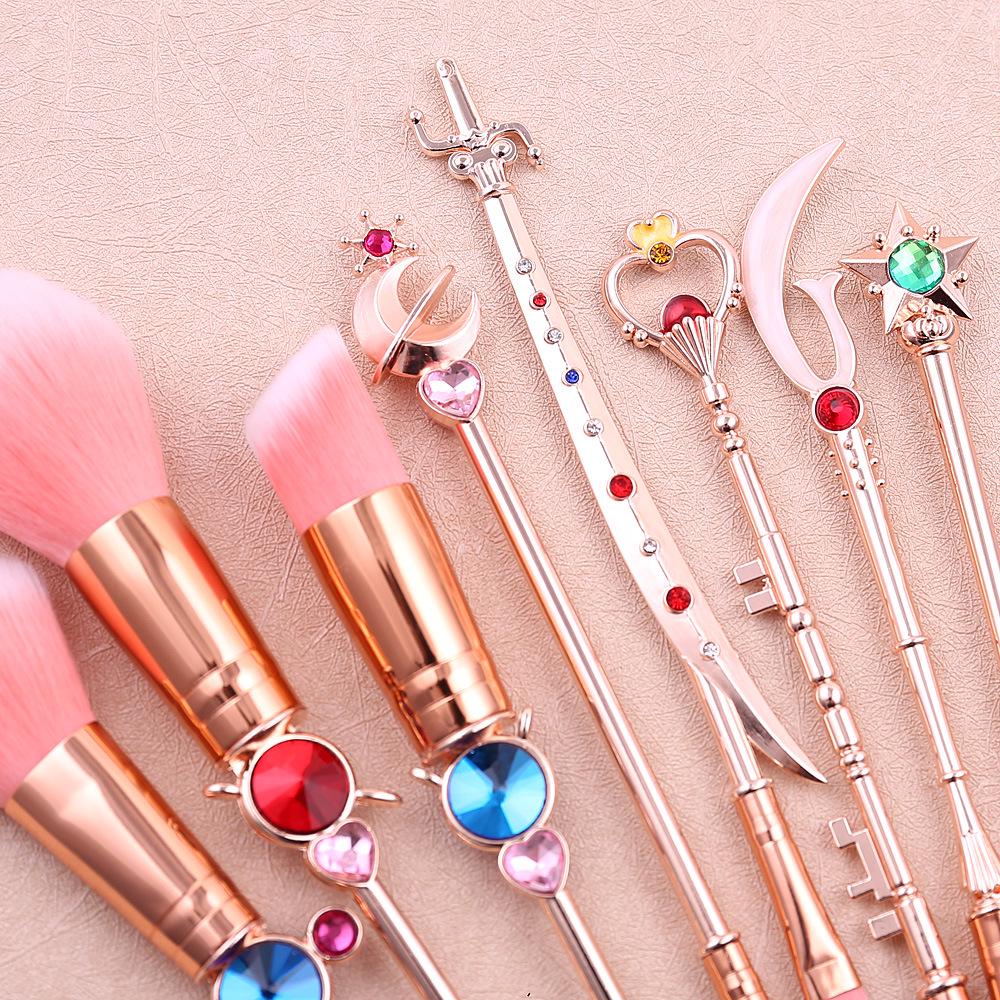 Sailor Moon Makeup Brush Set - 8-Piece Midi Fox Collection
