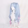 Snow Miku Cosplay Wig, Costume, Disguise, Heat-Resistant Wig, Anime Wig, for Everyday Photography, Halloween, School Festivals, Cosplay Accessories, W