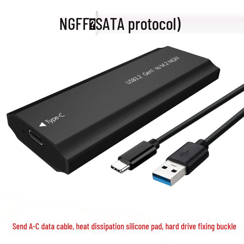 

M.2 USB-C Dual Protocol Metal Enclosure for NGFF/NVMe SSDs