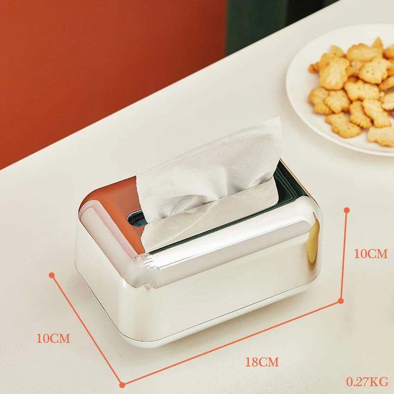 

Подставка для бумаги Элегантный хром Автомобиль Дом Куб Квадратный контейнер для салфеток ABS пластик Картон Полотенце Салфетка Держатель для салфеток серебряный