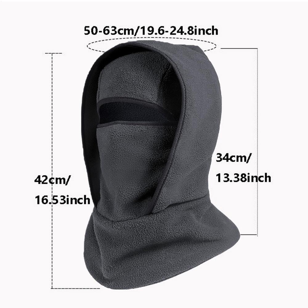 

Winter Neck Gaiter Face Cover Elastic Full Coverage Windproof Tube Scarf for Skiing Motorcycle Cycling Running Outdoor Sports