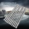 10pcs S2 Steel Cross Head PH1 PH2 Slot Screwdriver Bits Set 1 4inch Hex Shank 100mm