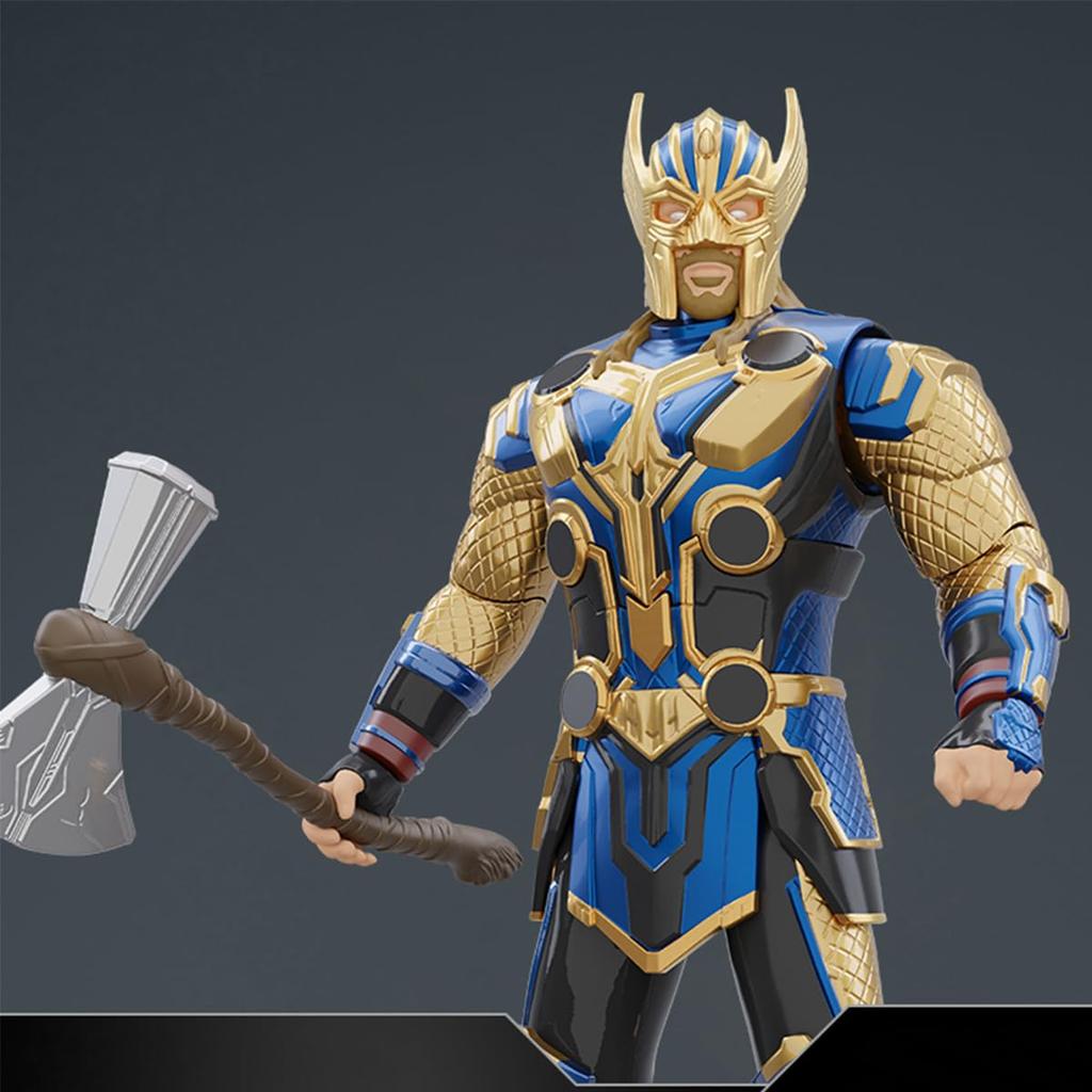 HiPlay Fondjoy Marvel Comics Love and Thunder Thor MV24106 1/12 Scale Pre-Colored Plastic Model Kit, Approximately 160mm Tall