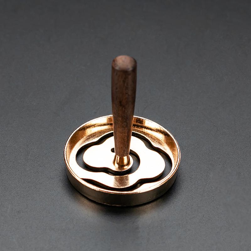

Ebony Alloy Incense Tools: Ash Presser, Chopsticks, Ash Brush, Carving Accessories, Fire Separator - Ideal for Buddha and Household Use.