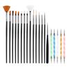 Nail Brushes Set Professional Nail Supplies For Acrylic UV Gel Drawing Dotting Manicure Nail Art Design Tools Makeup Accessorie