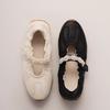 New Ballet Mary Jane Single Shoes 2025 Summer Breathable Sweet Cool Versatile Women's Shoes Round Head Velcro Casual
