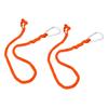 2pcs Kayak Paddle Leash Stretchable Strap Lanyard Rope for Kayaking Boating Canoeing Fishing Pole Rod 3‑6 Feet