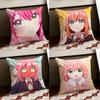 Anime 100 KKanojo Kissenbezug Wendbar Weich Langlebig Kissenhülle Zuhause Auto Mehrzweckgebrauch für täglichen Komfort