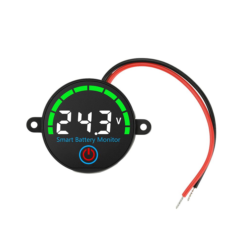 DC 7-55V Battery Level Indicator with Screw Holes Voltage/Charge Monitor Level Indicator Voltage Battery Charging Tester