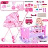 Cross-border Doll & Stroller Set for Girls - Children's Simulation Playhouse Toy