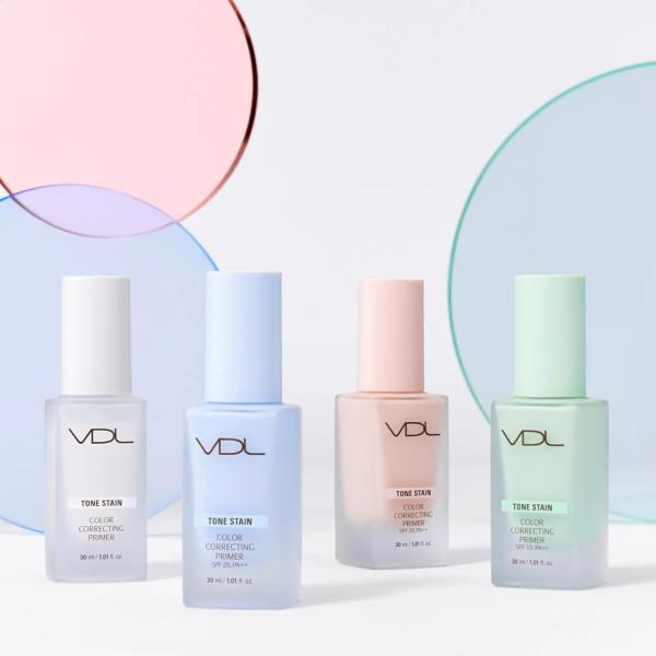 VDL Tone Stain Color Correcting Primer (4 Colors) SPF 20 PA++ 30ml