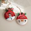 Santa Claus Snowman Bell Pendant Metal Christmas Tree Hanging Bells  New Year Gifts