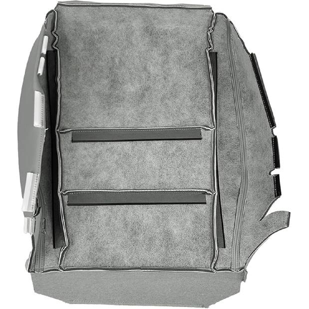 Seat Cover Grey Driver Bottom Replacement for 2007-2012