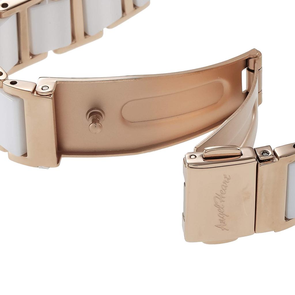 Armbanduhr Angel Heart Love Sports Pearl Zifferblatt Zifferblatt Edelstahl Solar Batterie 30MM Reguläre Garantie Uhr WLS29PG Weiß [ANGELHEART] Damen