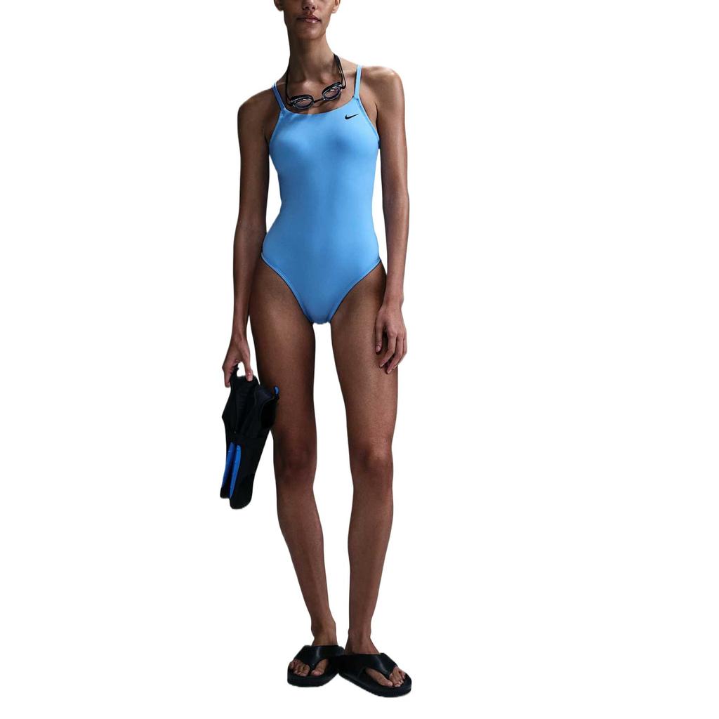 Nike Costume da bagno intero da donna Azzurro chiaro FZ6174-412