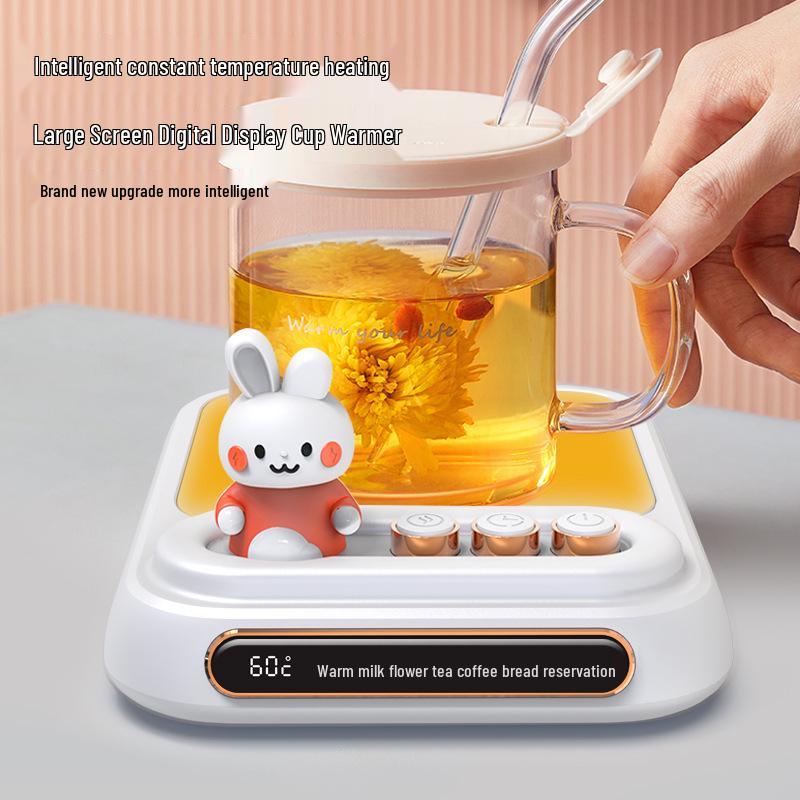 Smart USB Cup Warmer with Touch Control - Automatic Heating and Insulation Pad