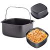 Square Non Stick Cake Mold Baking Tray Pan Roasting Basket Bakeware Mould Air Fryer Accessory
