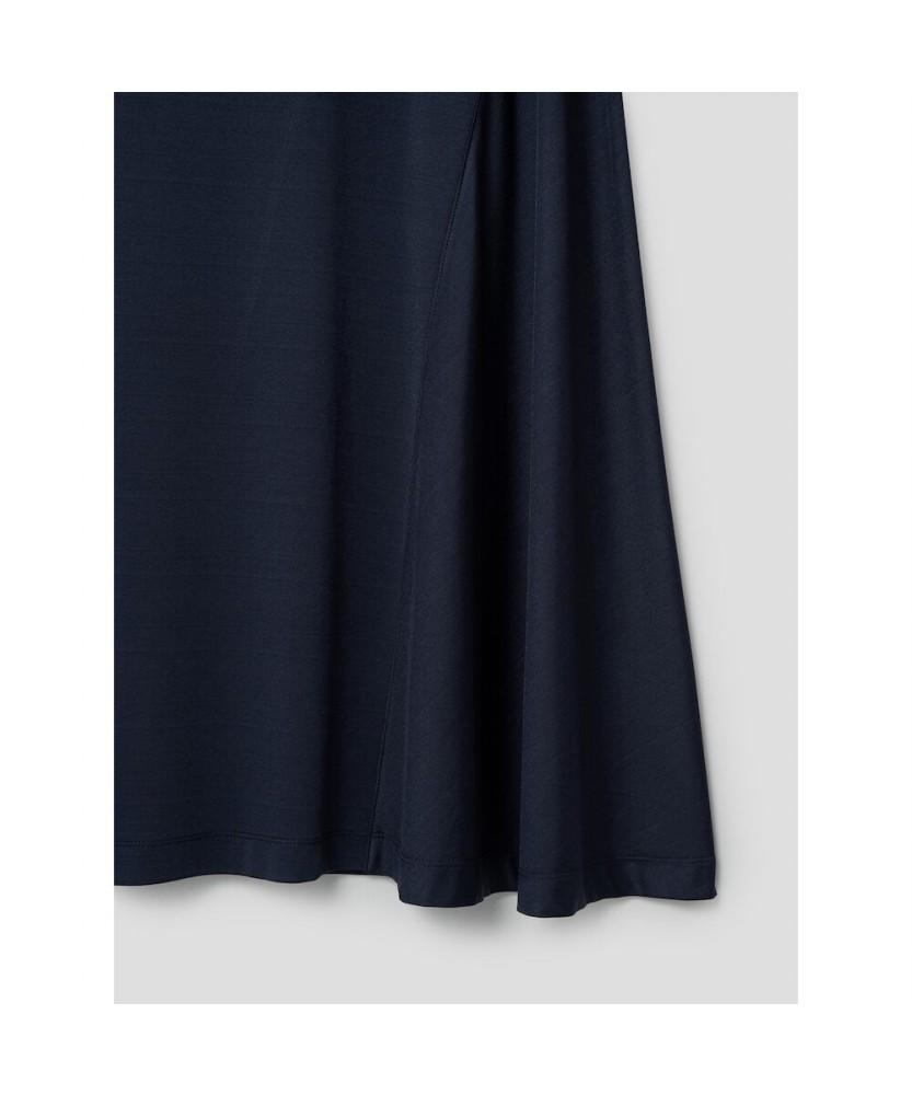 Anggae Gabrielle Aline Long Skirt Navy