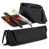 2-in-1 Hair Tools Travel Bag for Flat Irons, Straighteners, Curling Iron, and Haircare Accessories, with Interior Pockets