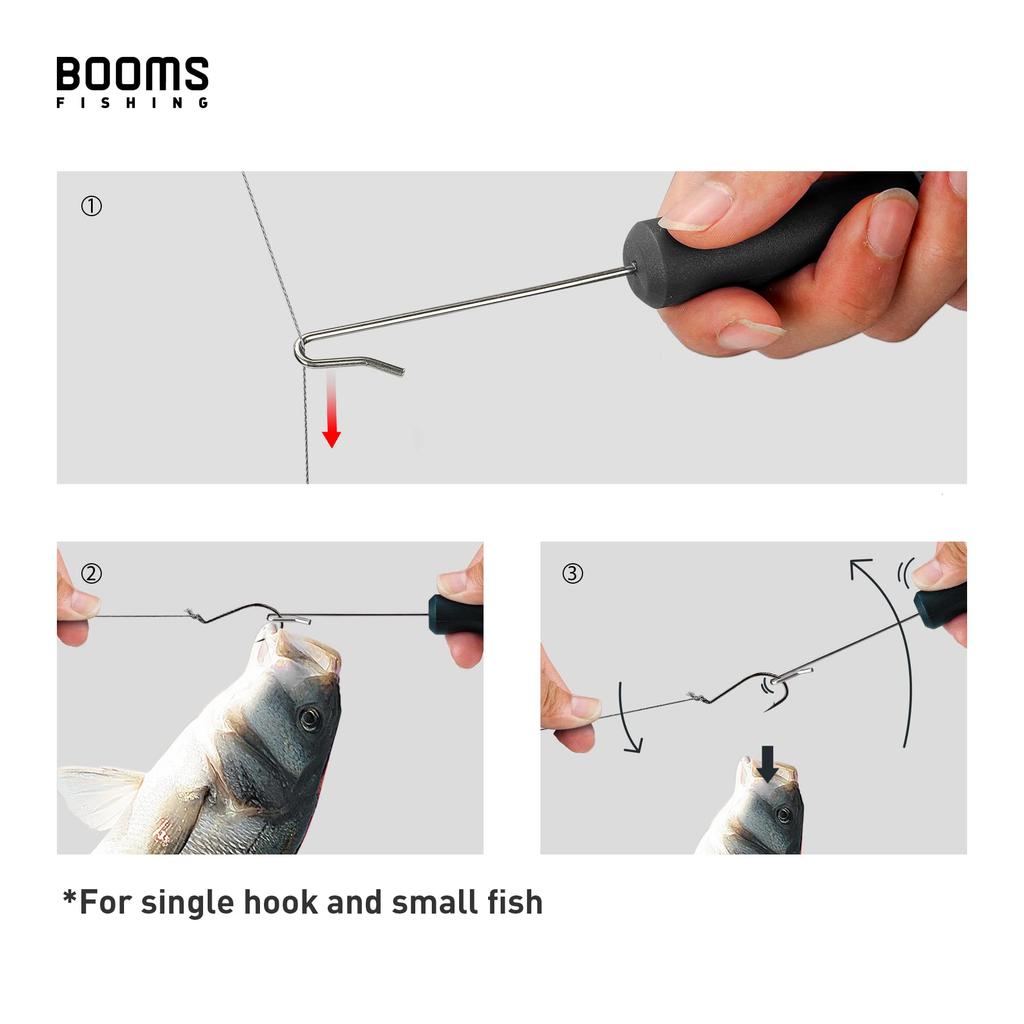 Booms Fishing R05 Schneller Hakenlöser (Zwei Haken) (Schwarz)