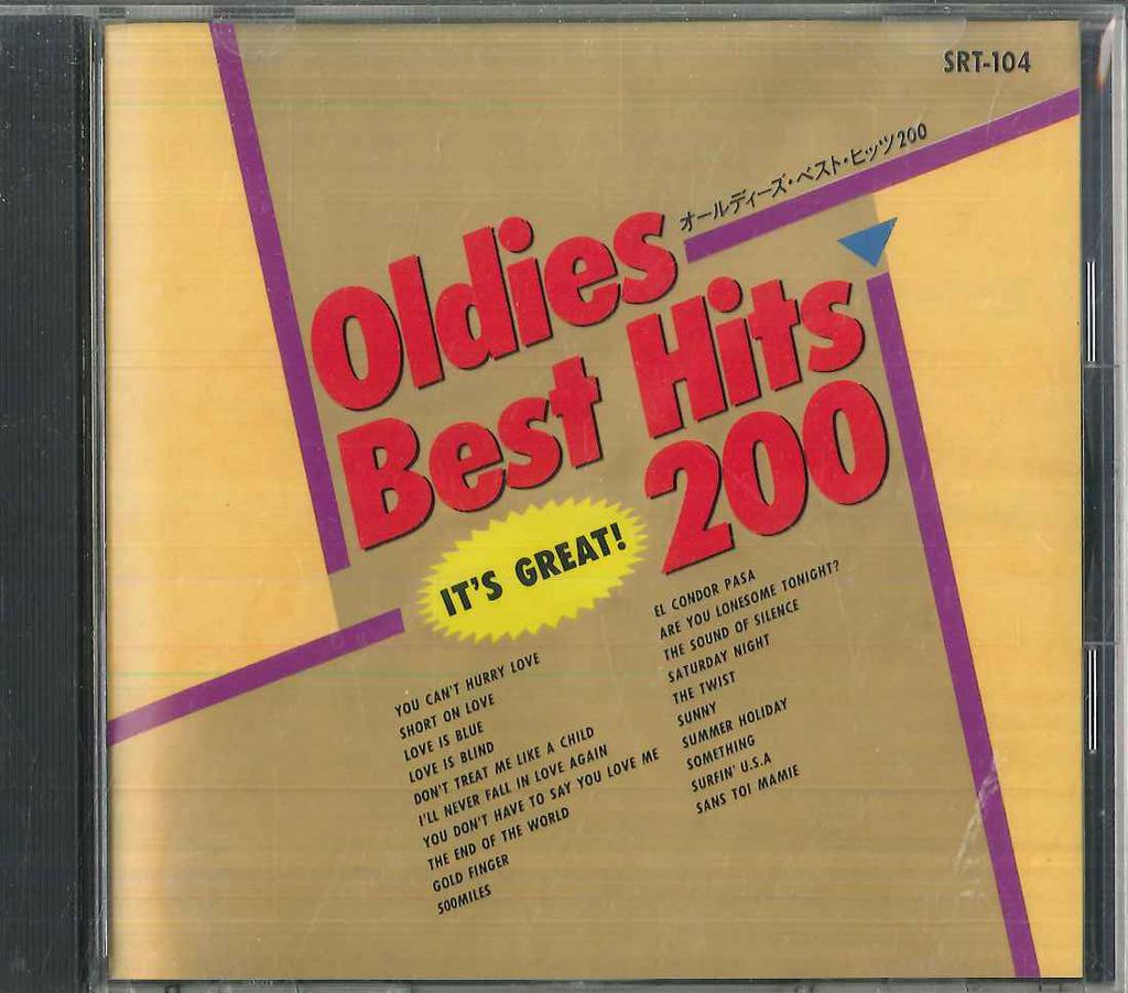 CD VARIOUS Oldies Best Hits 200 Vol. 4 SRT104 FREAK Japan Rock Used