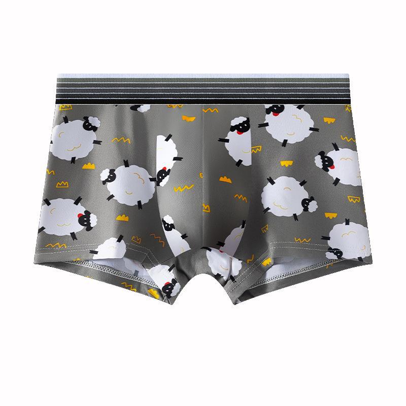 

Мужские трусы-боксеры с мультяшным принтом: Стильные, дышащие и спортивные шорты XL