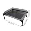 Cooling Elevated Pet Bed Outdoor Raised Cot Skid Resistant Feet Removable Mesh Summer Bedding for Dogs