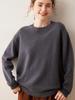 Women's Cashmere Round Neck Pullover Sweater - Autumn/Winter Thick Knit Base Layer