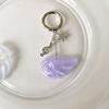 Cute Angel Wing Music Note Keychain For Girls Women Charms Bag Hanging Pendant Star Design Bag Purse Car Key Accessory Gift
