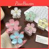 Premium Color Macaron Flower Hair Clips Offering Highend Appeal Fashion