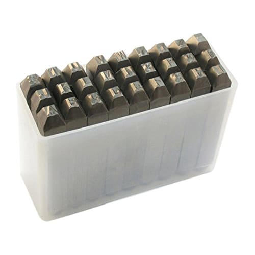 TRUSCO Reverse Alphabet Stamp Set, 6mm, SKC-60